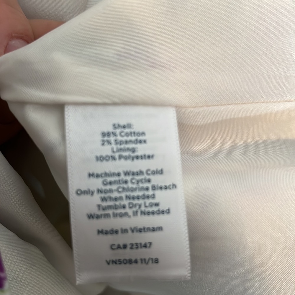 Talbots women’s 10 boho floral print flare mini skirt Office Fairycore Brunch - Picture 12 of 13